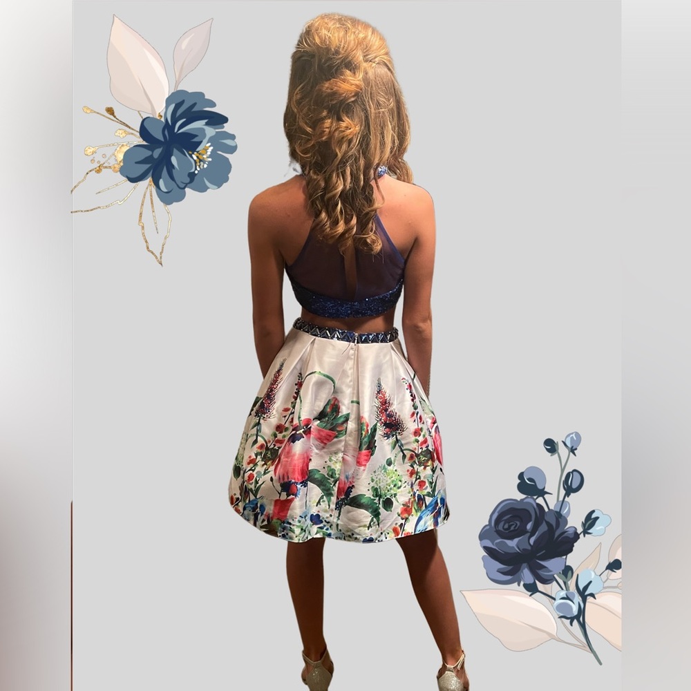 Prom two piece dress 0